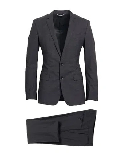 Dolce & Gabbana Man Suit Black Size 34 Virgin Wool, Elastane