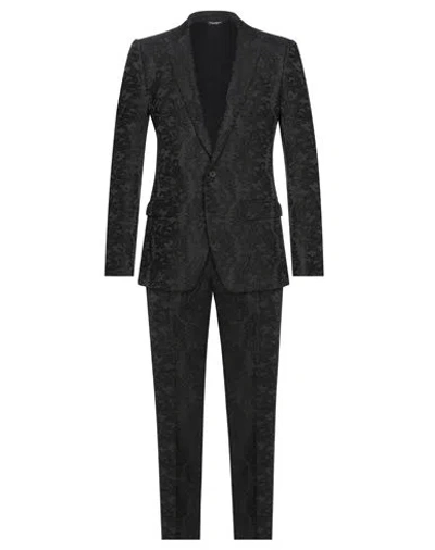 Dolce & Gabbana Man Suit Black Size 36 Acetate, Polyester, Polyamide