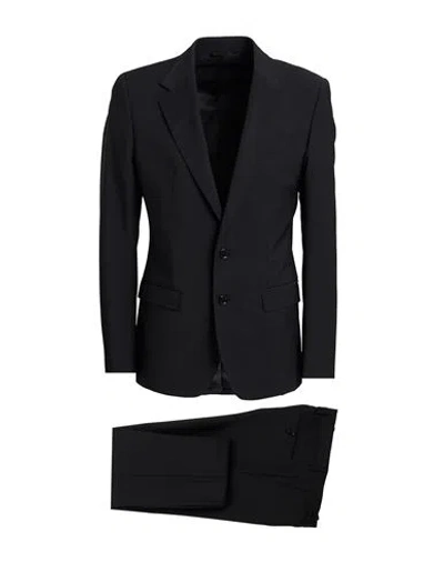 Dolce & Gabbana Man Suit Black Size 36 Wool, Polyester, Eco Polyester