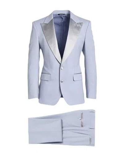 Dolce & Gabbana Man Suit Lilac Size 36 Wool, Silk, Elastane, Polyethylene In Purple