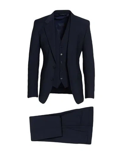 Dolce & Gabbana Man Suit Midnight Blue Size 34 Wool, Polyester, Eco Polyester