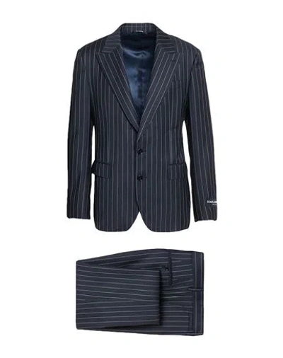 Dolce & Gabbana Man Suit Midnight Blue Size 36 Wool, Cotton