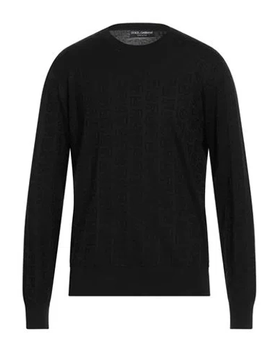 Dolce & Gabbana Man Sweater Black Size 40 Silk
