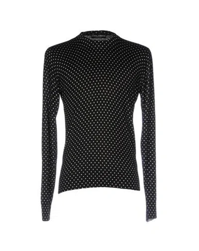 Dolce & Gabbana Man Sweater Black Size 42 Silk