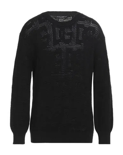 Dolce & Gabbana Man Sweater Black Size 42 Virgin Wool