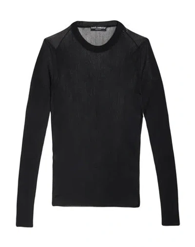 Dolce & Gabbana Man Sweater Black Size 44 Polyester