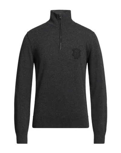 Dolce & Gabbana Man Sweater Charcoal Size 40 Cashmere In Gray