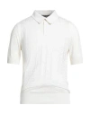 Dolce & Gabbana Man Sweater Cream Size 38 Silk In White