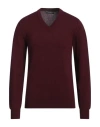 Dolce & Gabbana Man Sweater Garnet Size 40 Cashmere In Burgundy
