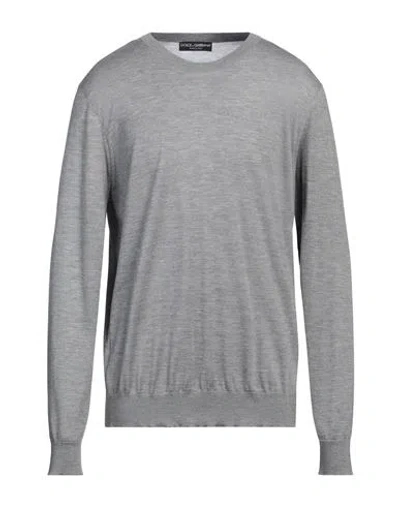 Dolce & Gabbana Man Sweater Grey Size 48 Cashmere