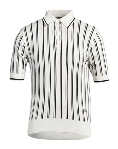 Dolce & Gabbana Man Sweater Ivory Size 36 Silk, Zamak In White