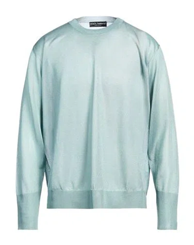 Dolce & Gabbana Man Sweater Light Green Size Xl Polyester