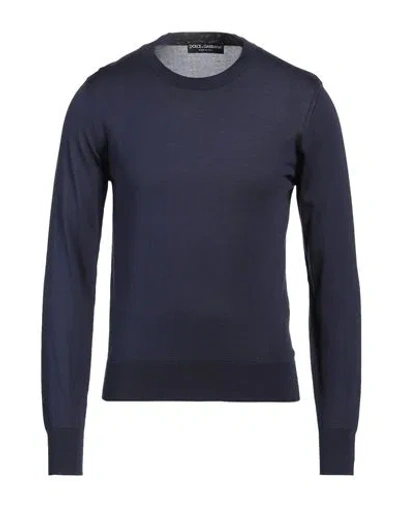 Dolce & Gabbana Man Sweater Midnight Blue Size 36 Silk