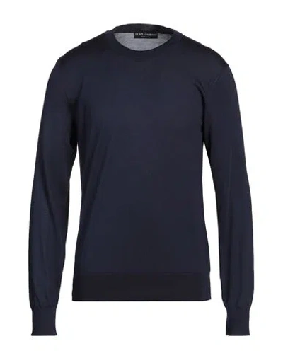 Dolce & Gabbana Man Sweater Navy Size 48 Silk