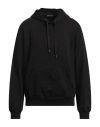 Dolce & Gabbana Man Sweatshirt Black Size 42 Cotton, Elastane In Black