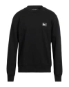 Dolce & Gabbana Man Sweatshirt Black Size 44 Cotton, Elastane, Polyester, Brass In Black
