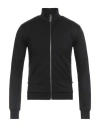 Dolce & Gabbana Black Cotton Logo Full Zip Men Bomber Jacket In Black