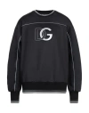 Dolce & Gabbana Black Logo Polyester Crew Neck Men Pullover Sweater In Black