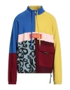 Dolce & Gabbana Man Sweatshirt Blue Size S Cotton, Polyester, Wool, Synthetic Fibers, Viscose In Blue