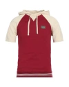 Dolce & Gabbana Man Sweatshirt Burgundy Size 34 Cotton, Calfskin, Zamak In Red