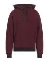 Dolce & Gabbana Man Sweatshirt Burgundy Size 46 Cotton, Elastane In Red