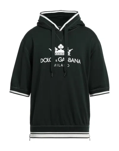 Dolce & Gabbana Sweatshirts In Dark Green