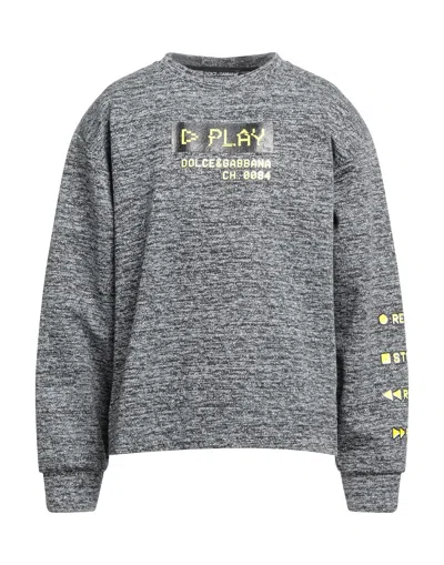 Dolce & Gabbana Sweatshirts In Grey