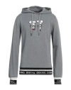 Dolce & Gabbana Man Sweatshirt Grey Size 46 Cotton In Grey