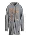 Dolce & Gabbana Man Sweatshirt Grey Size M Cotton, Elastane In Gray