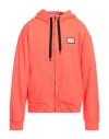 Dolce & Gabbana Man Sweatshirt Orange Size 42 Polyester