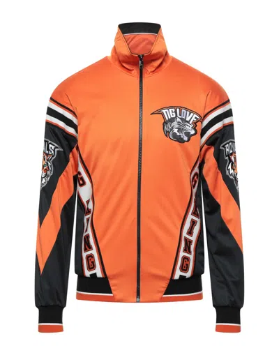 Dolce & Gabbana Sweatshirts In Orange