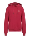 Dolce & Gabbana Man Sweatshirt Red Size 40 Cotton, Elastane