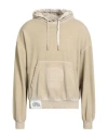 Dolce & Gabbana Man Sweatshirt Sage Green Size L Cotton In Neutral