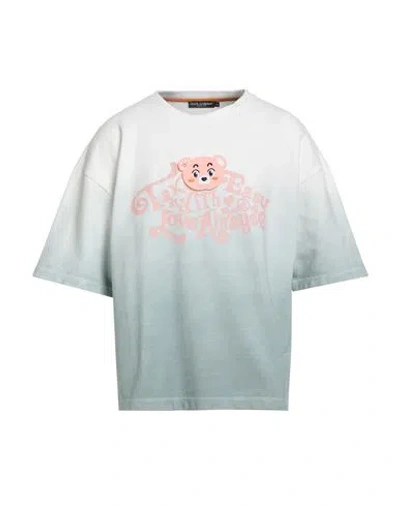 Dolce & Gabbana Man Sweatshirt Sage Green Size L Cotton