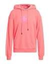 Dolce & Gabbana Man Sweatshirt Salmon Pink Size 48 Cotton