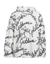 Dolce & Gabbana Hoodie Aus Fleece Aus Einer Baumwollmischung Mit Logoprint In White