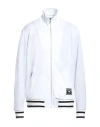 Dolce & Gabbana Man Sweatshirt White Size 34 Polyester, Cotton, Elastane In White