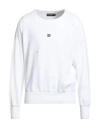 Dolce & Gabbana Man Sweatshirt White Size Xs Cotton, Elastane, Zamak In White