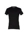 Dolce & Gabbana Man T-shirt Black Size 34 Cotton In Black