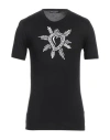 Dolce & Gabbana Man T-shirt Black Size 34 Cotton In Black