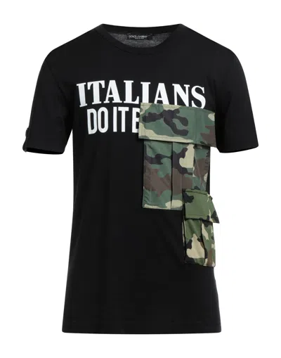 Dolce & Gabbana T-shirts In Black