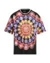 Dolce & Gabbana Man T-shirt Black Size 46 Cotton, Elastane In Black