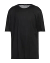 Dolce & Gabbana Man T-shirt Black Size 46 Silk