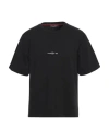 Dolce & Gabbana Man T-shirt Black Size 48 Cotton, Polyester In Black