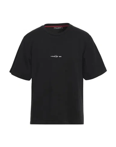 Dolce & Gabbana Man T-shirt Black Size 48 Cotton, Polyester