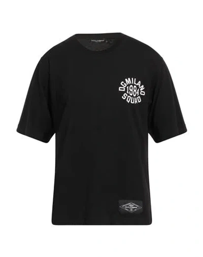 Dolce & Gabbana Man T-shirt Black Size M Cotton