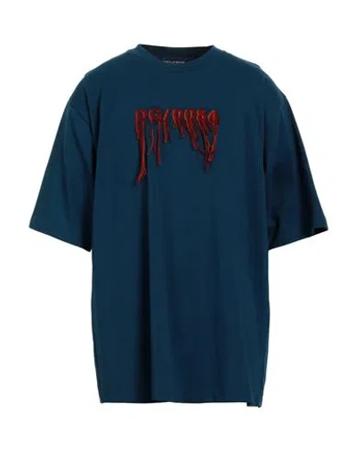 Dolce & Gabbana Man T-shirt Deep Teal Size S Cotton In Green