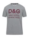 Dolce & Gabbana T-shirts In Grey