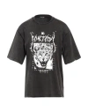 Dolce & Gabbana Man T-shirt Lead Size Xs Cotton, Aluminum In Grey