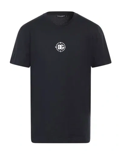 Dolce & Gabbana T-shirt M/corta Giro In Blue